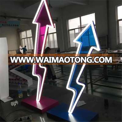 3d neon letter signage for company name