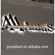 3d stainless steel signage letter sign, led lighted letter signs